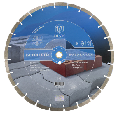 Алмазный диск Diam Бетон STD
